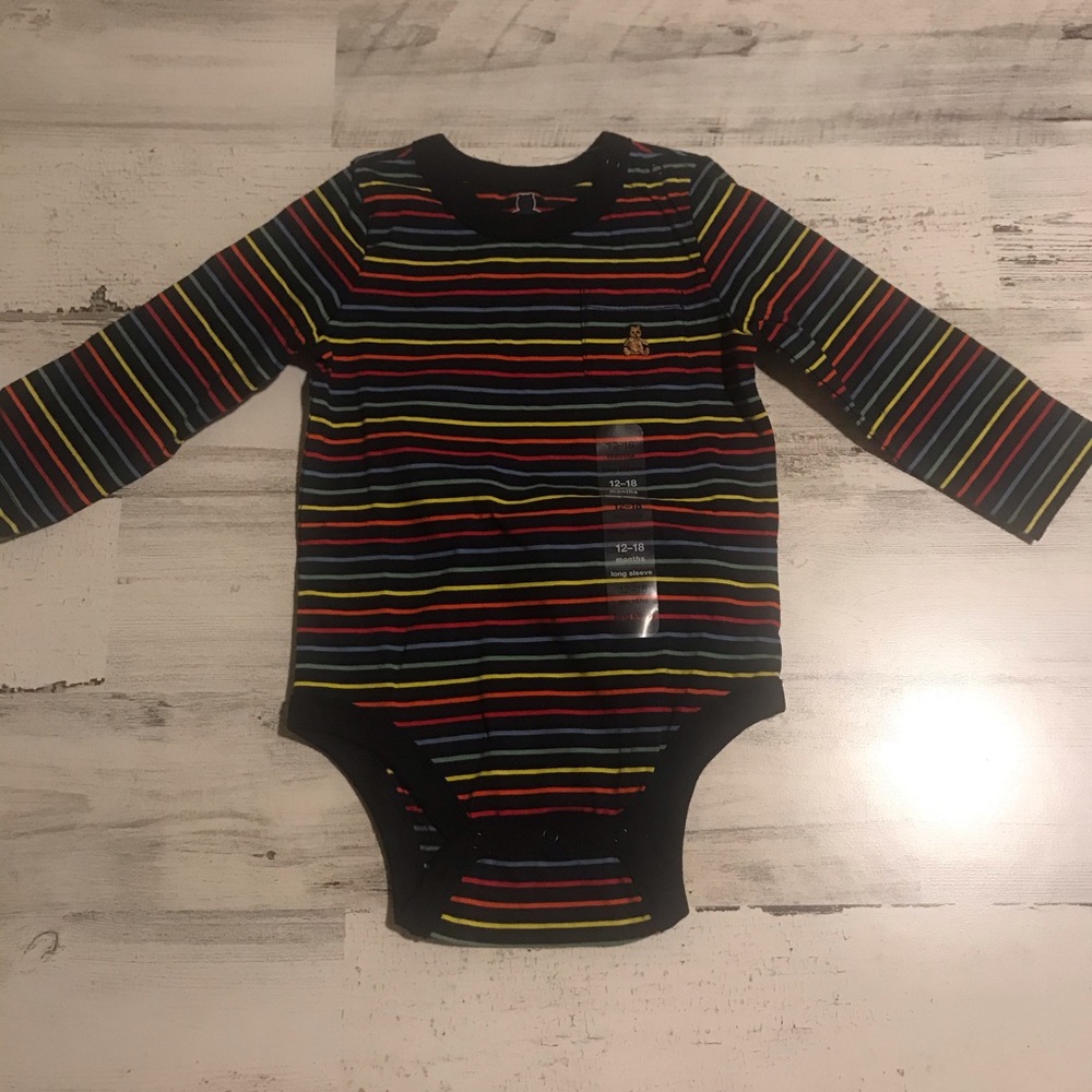 GAP BABY RAINBOW BEAR ONESIE 12-8 AND 3-6 MONTH